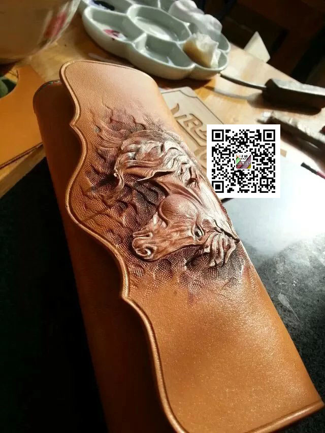 皮雕上色用好威