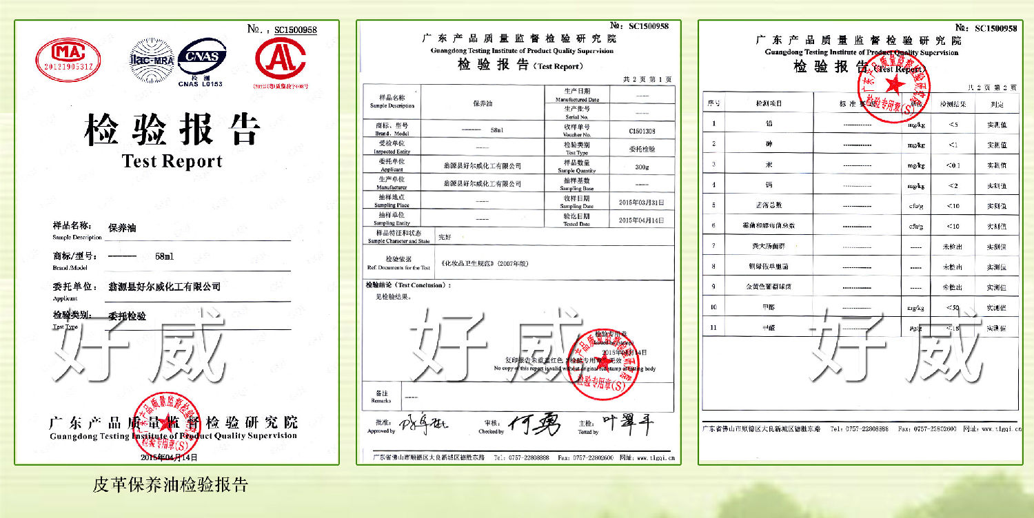 檢測報告