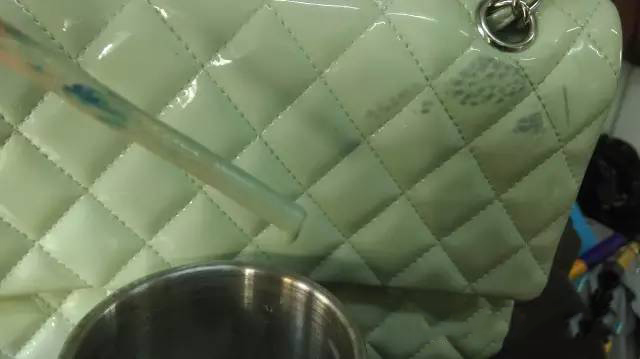鏡面皮上色