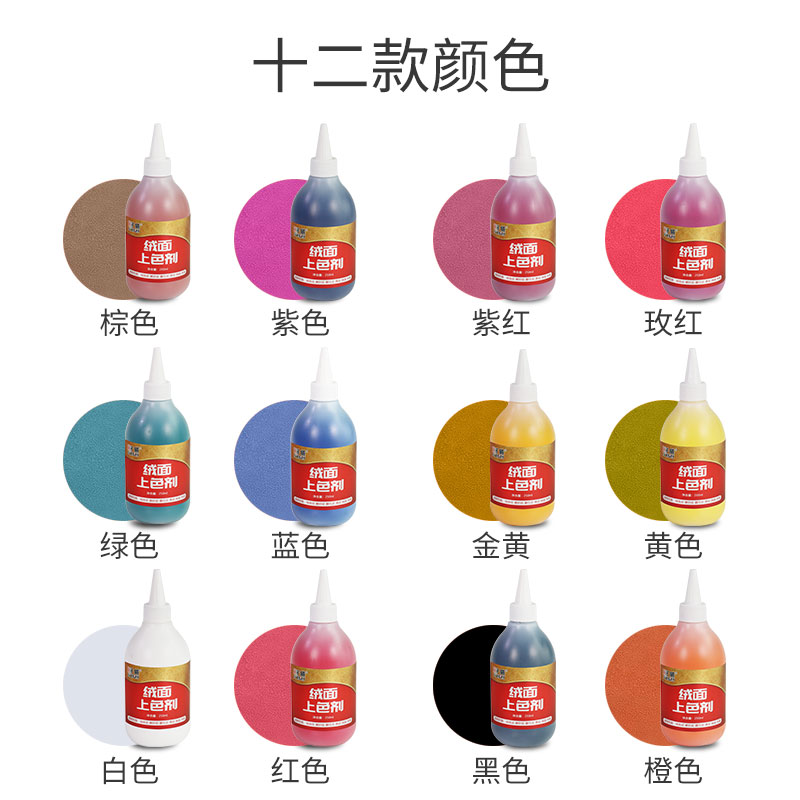 絨面皮革改色劑