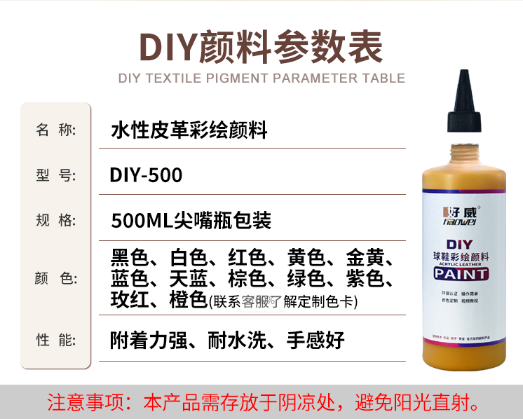 球鞋顏料
