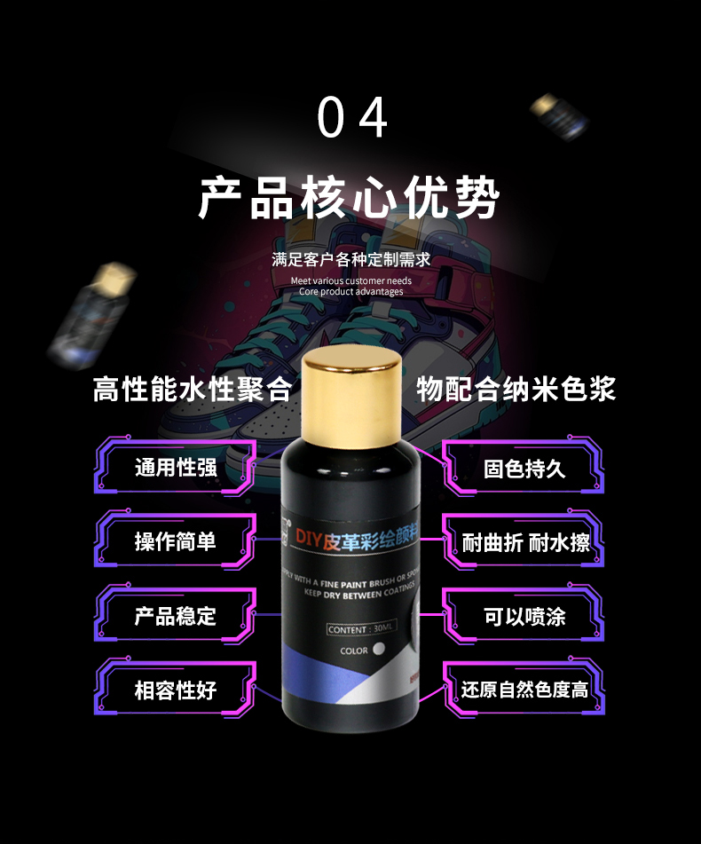 球鞋顏料廠家