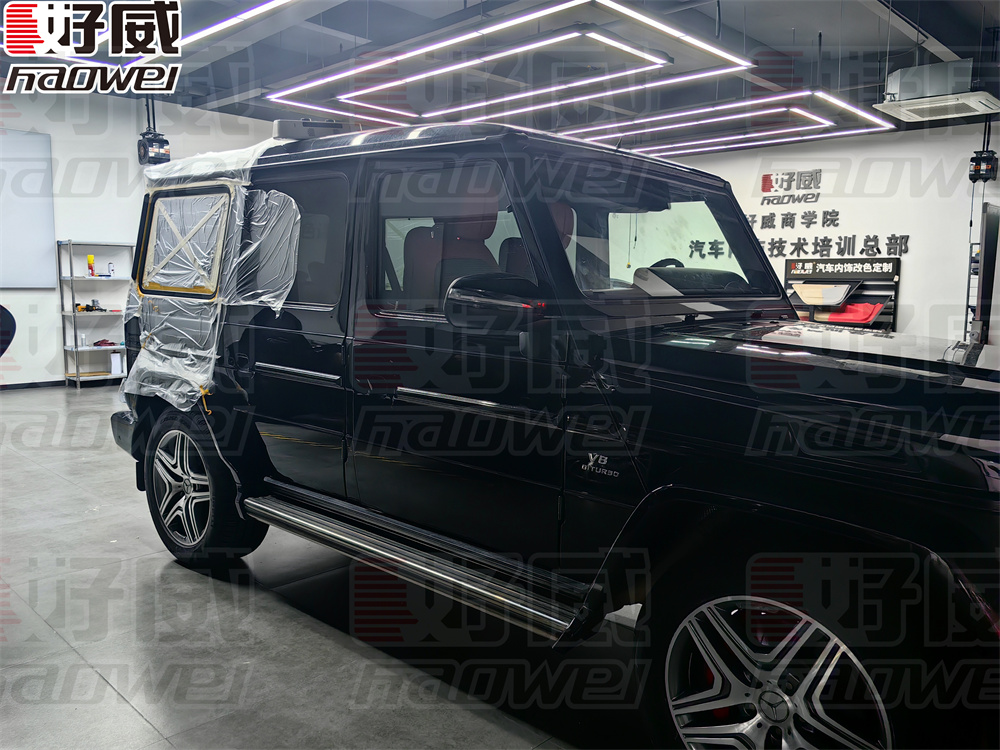 好威汽車內(nèi)飾漆顏色定制 奔馳大G 車窗邊框防水膠條翻新加黑 車內(nèi)飾噴漆批發(fā)